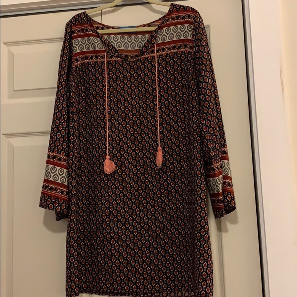 Willa Jay - boutique boho dress with bell sleeve